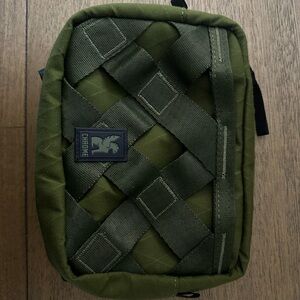 Olive Green Chrome Industries Barrage 2L Sling Bag in Moss X